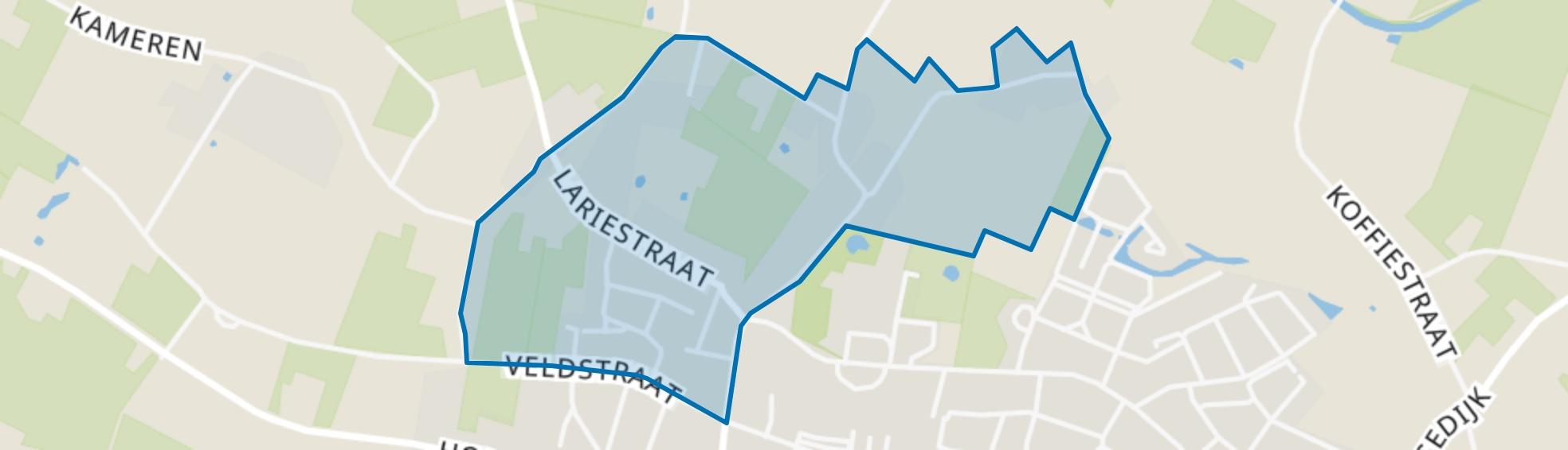 Hopveld - Muggenhoek, Heeswijk-Dinther map