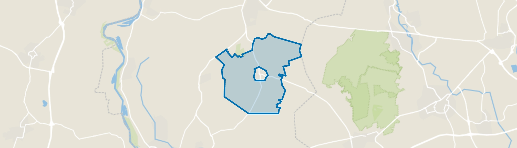 Buitengebied Heeten, Heeten map