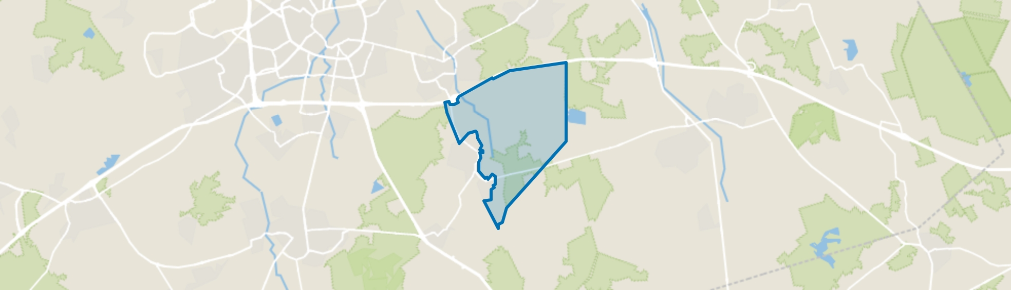 Buitengebied Heeze Oost, Heeze map