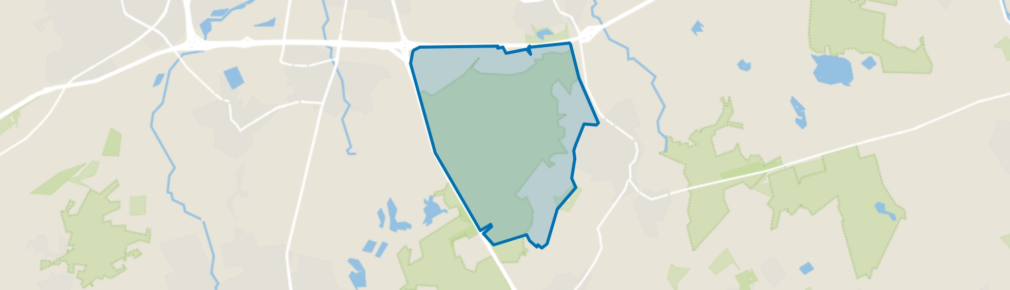 Buitengebied Heeze West, Heeze map