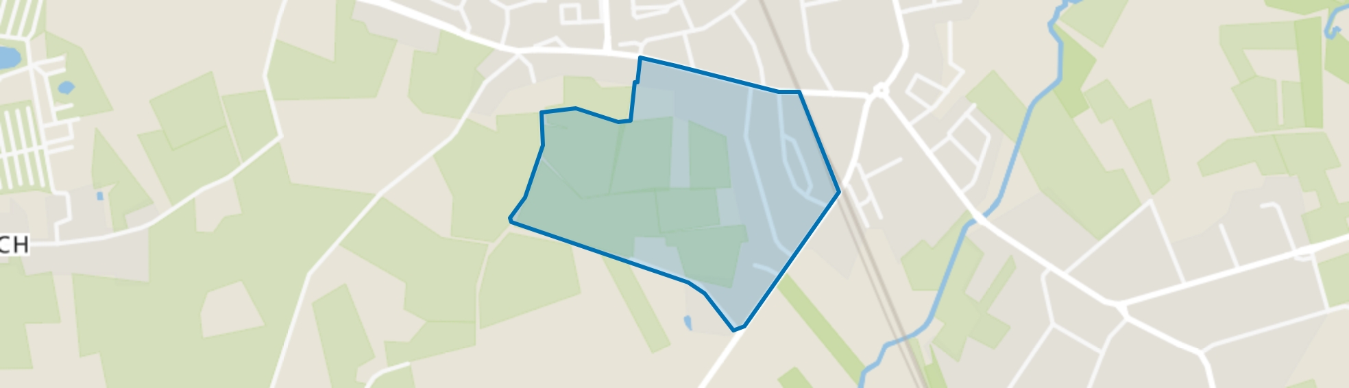 De Bulders Oost, Heeze map