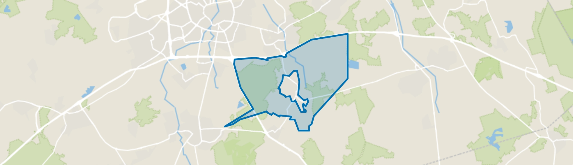 Verspreide huizen Heeze, Heeze map