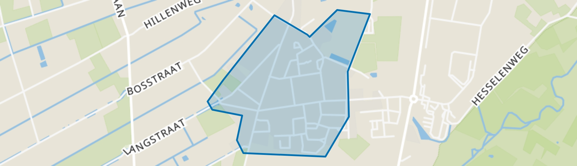 Hegelsom, Hegelsom map