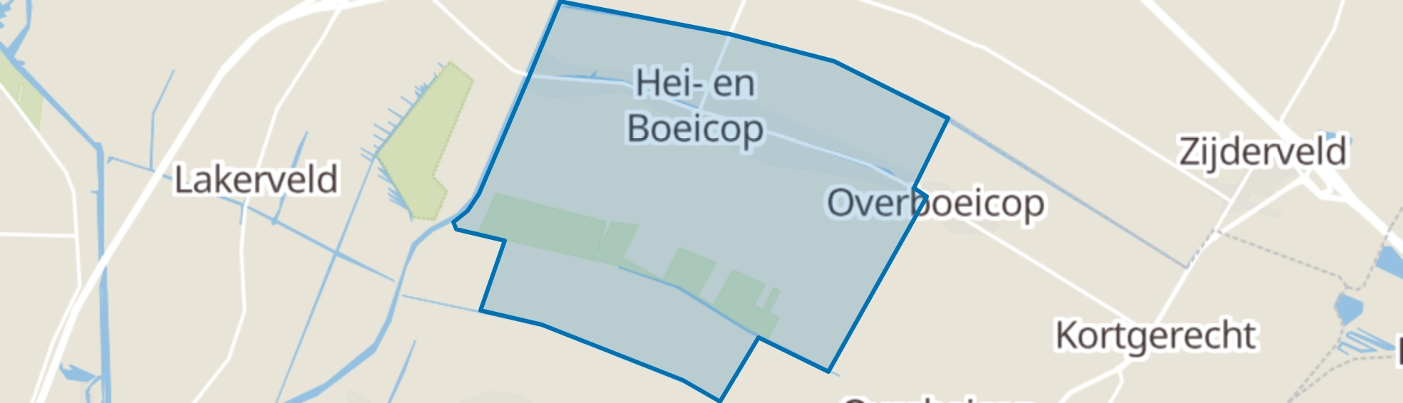 Hei- en Boeicop map