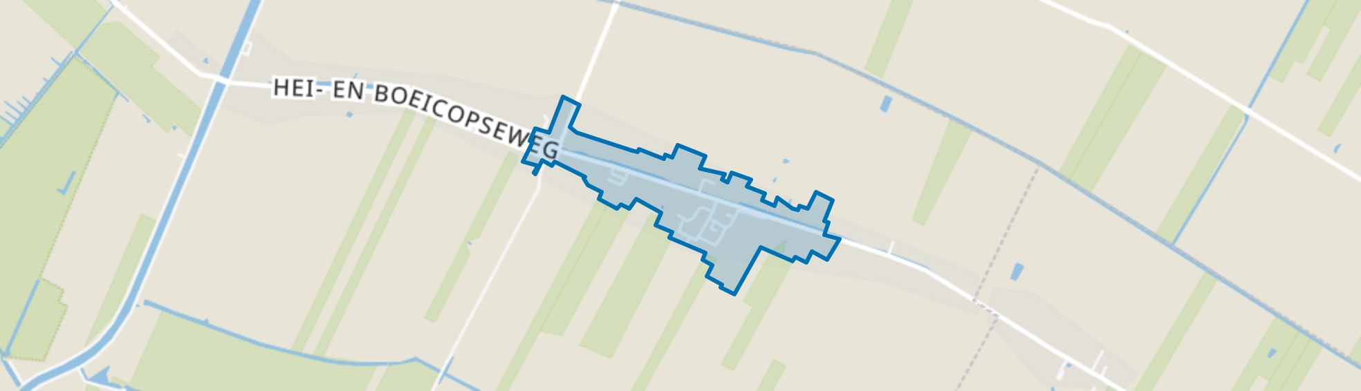 Hei- en Boeicop kern, Hei- en Boeicop map