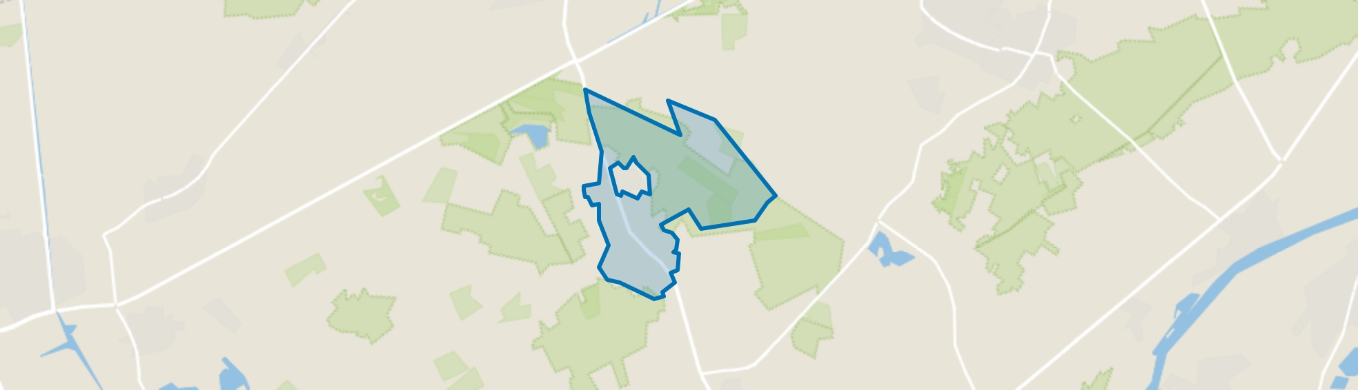 Verspreide huizen Heibloem, Heibloem map