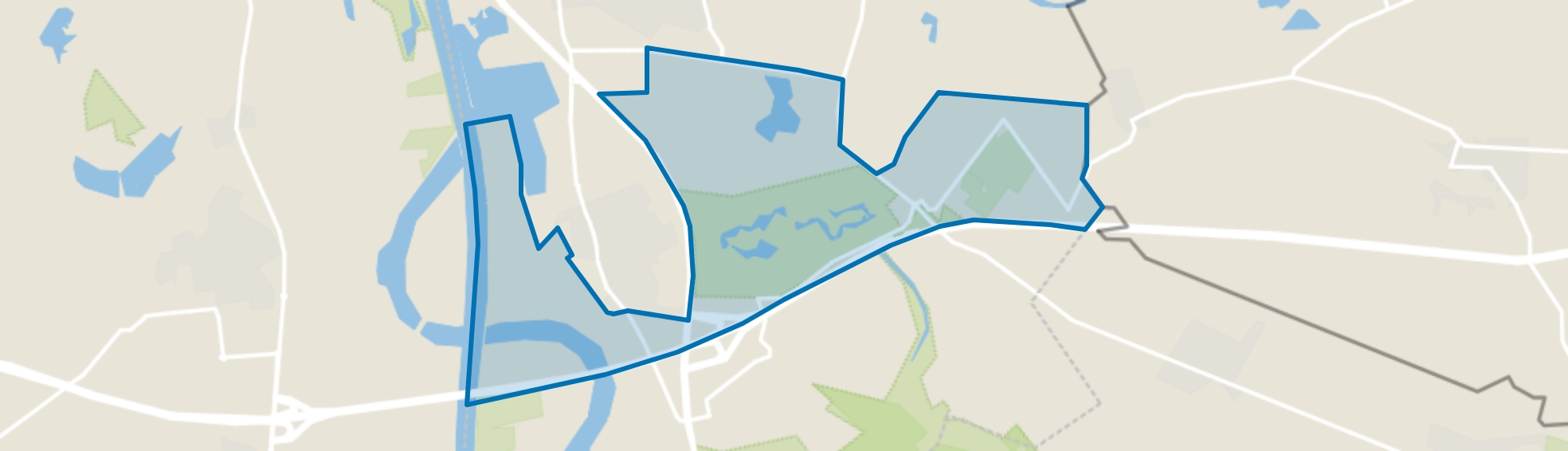 Heijensebos, Heijen map