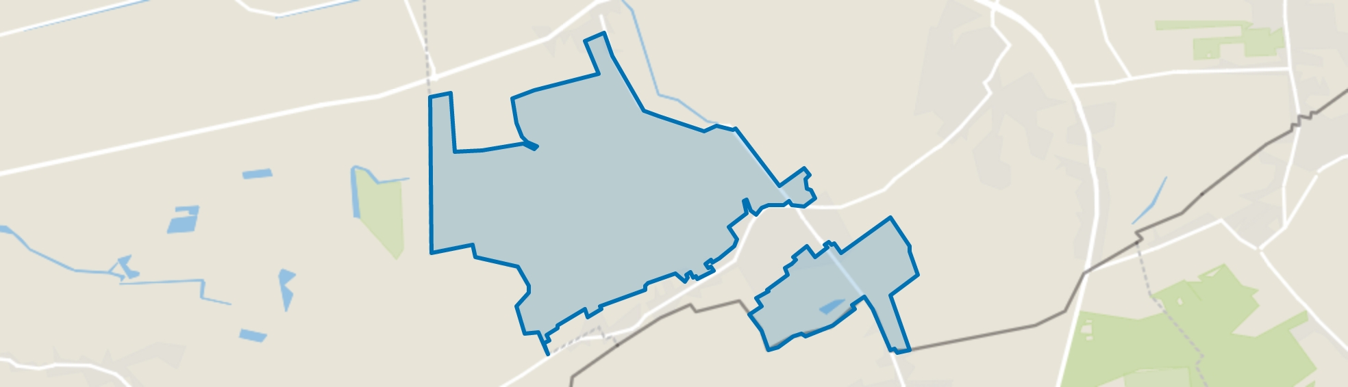 Buitengebied Heikant, Heikant map