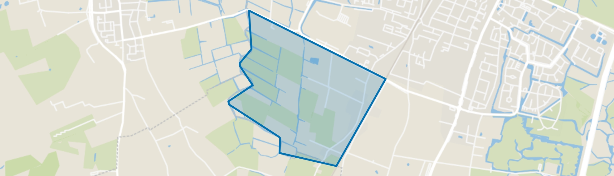 De Volkstuinen, Heiloo map