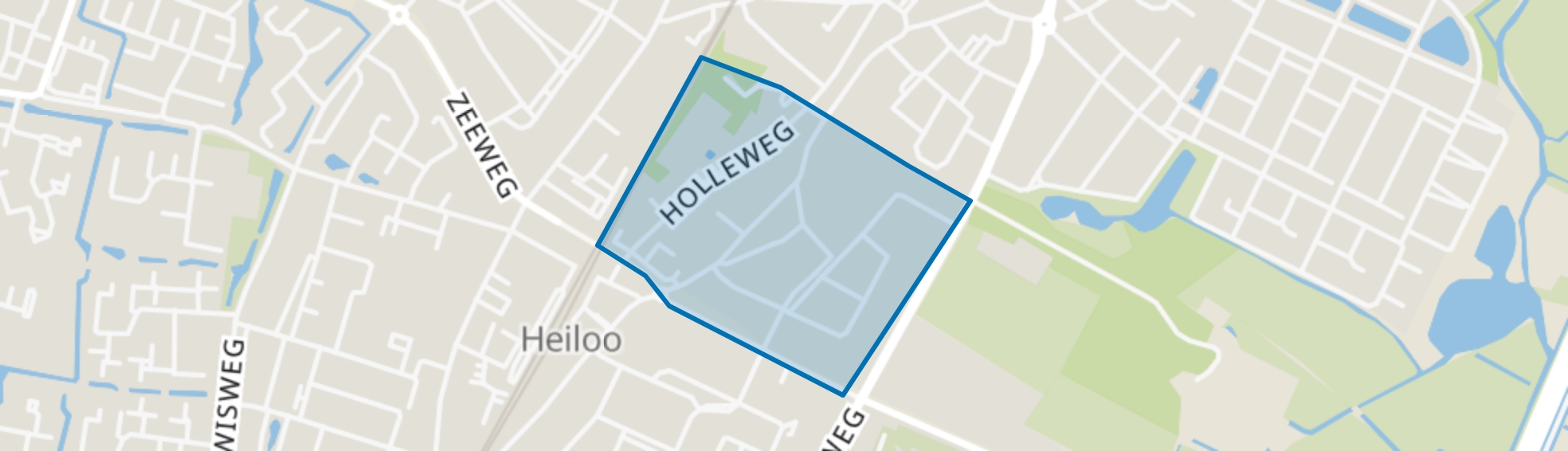 Gemeentebos, Heiloo map