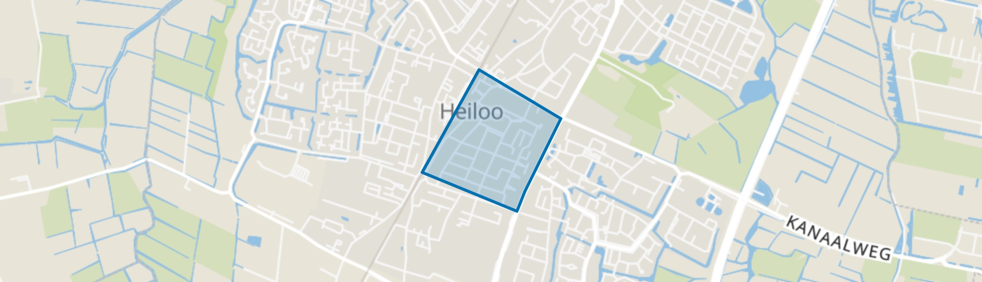 Oud Zuid, Heiloo map