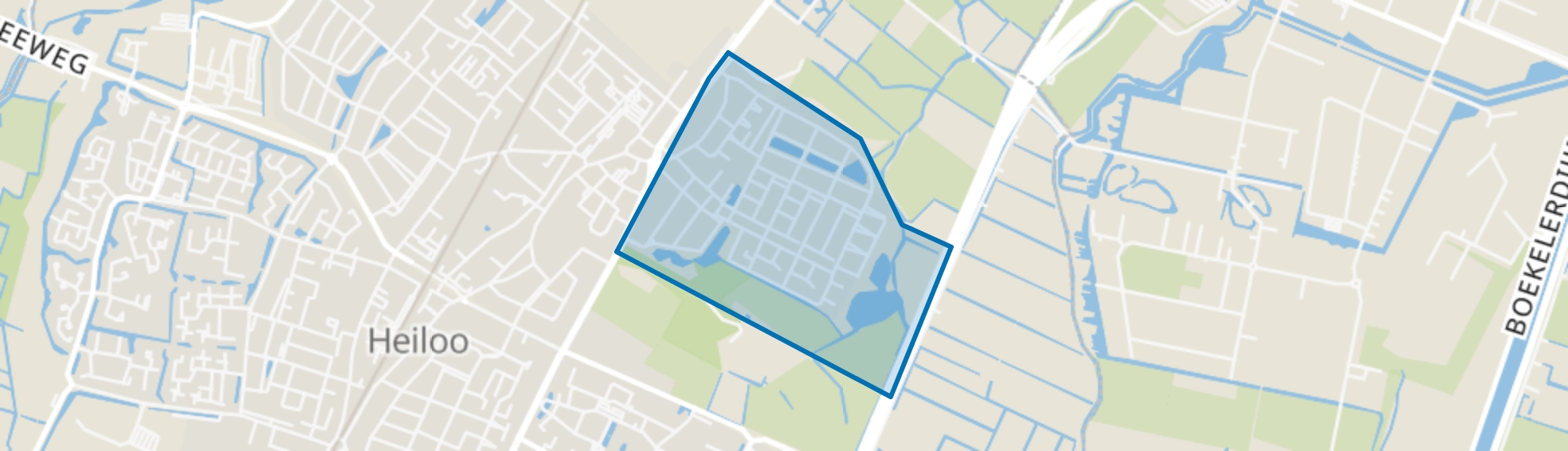 Plan Oost, Heiloo map