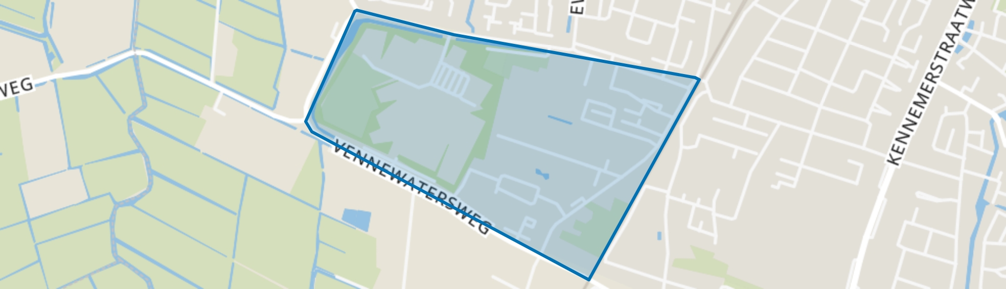 Vennewater, Heiloo map