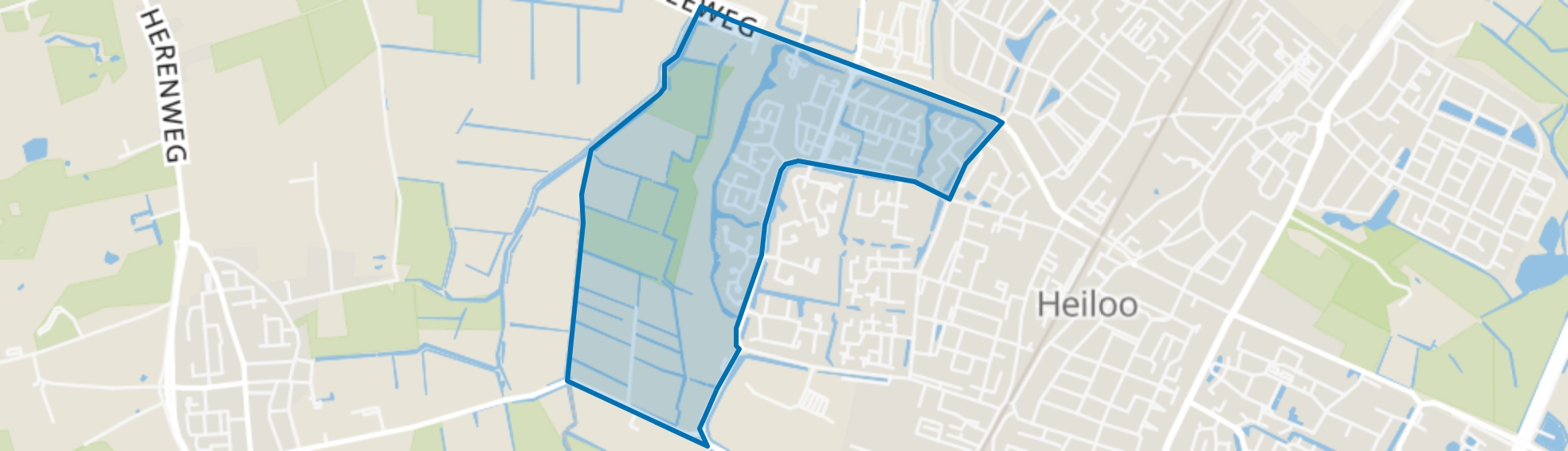 Zuiderneg, Heiloo map