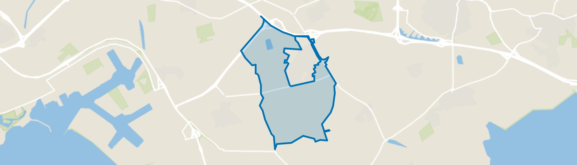 Buitengebied Heinkenszand, Heinkenszand map