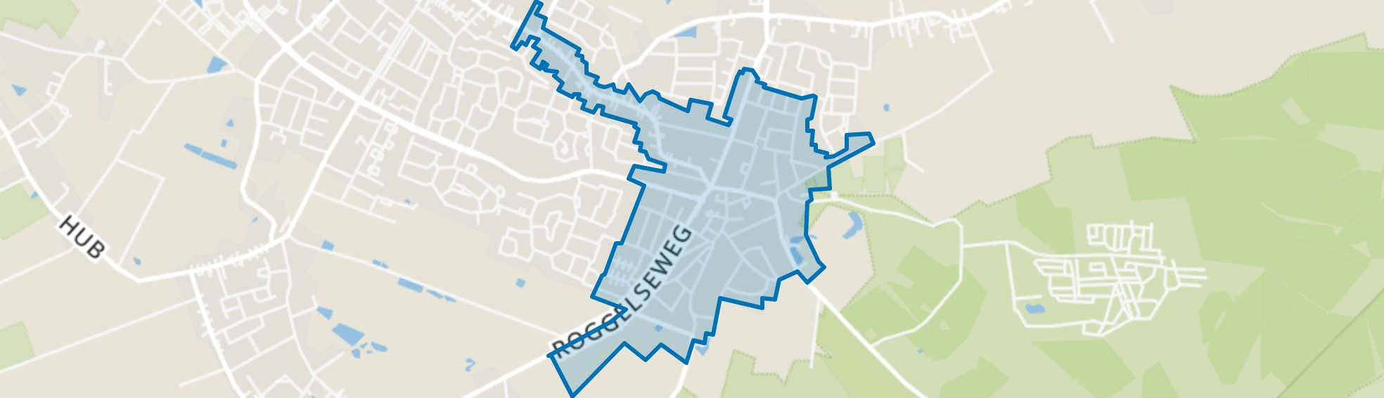 Helden-centrum, Helden map