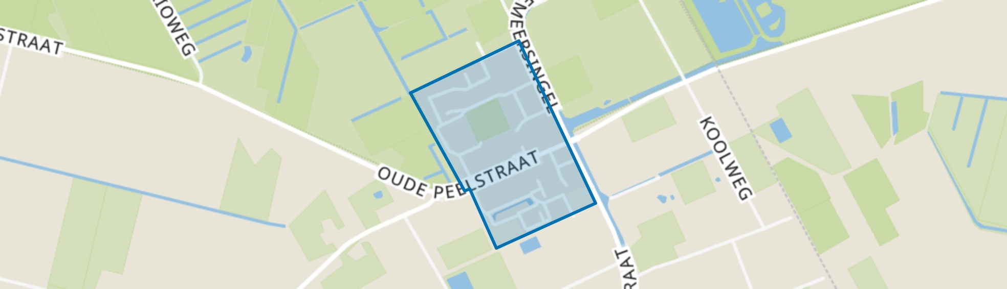 Helenaveen kern, Helenaveen map