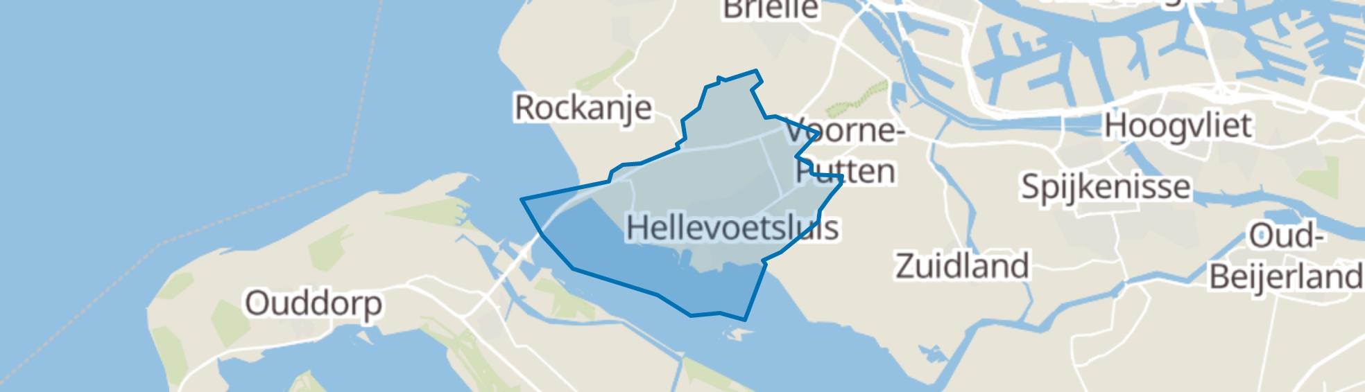 Hellevoetsluis map