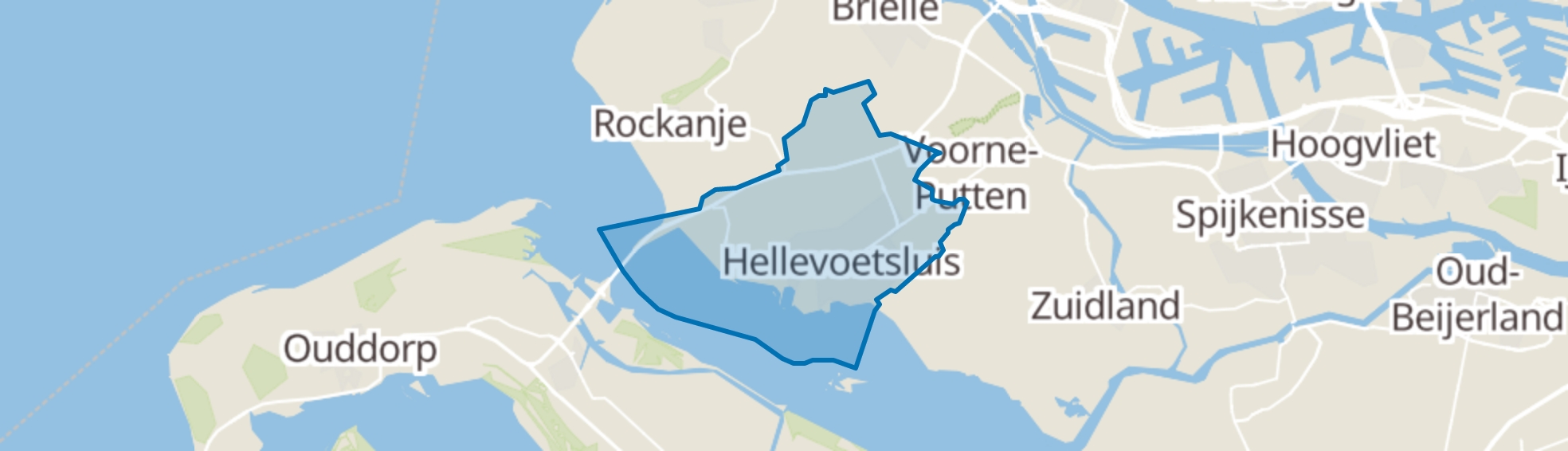 Hellevoetsluis map