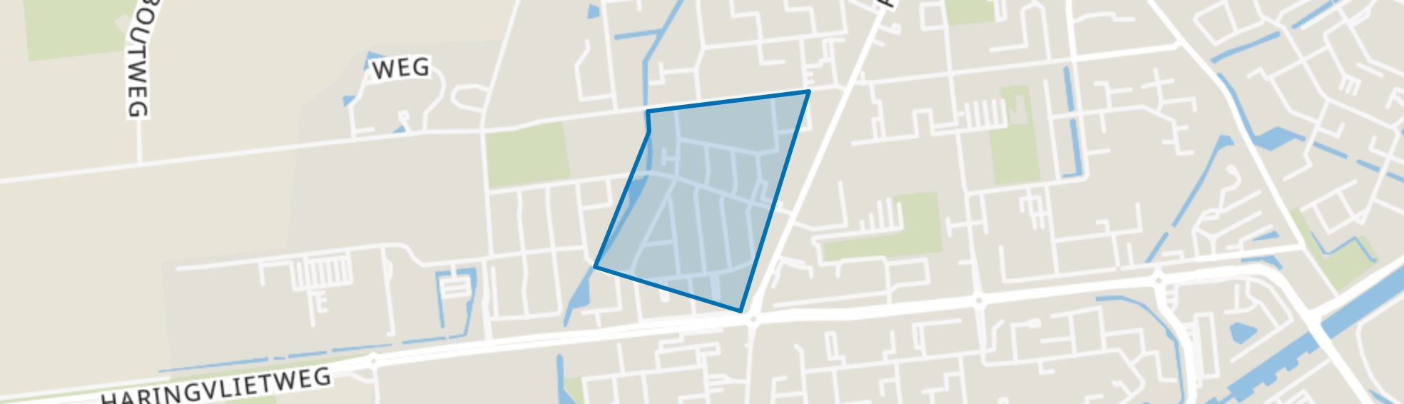Dorp en Hoonaart, Hellevoetsluis map