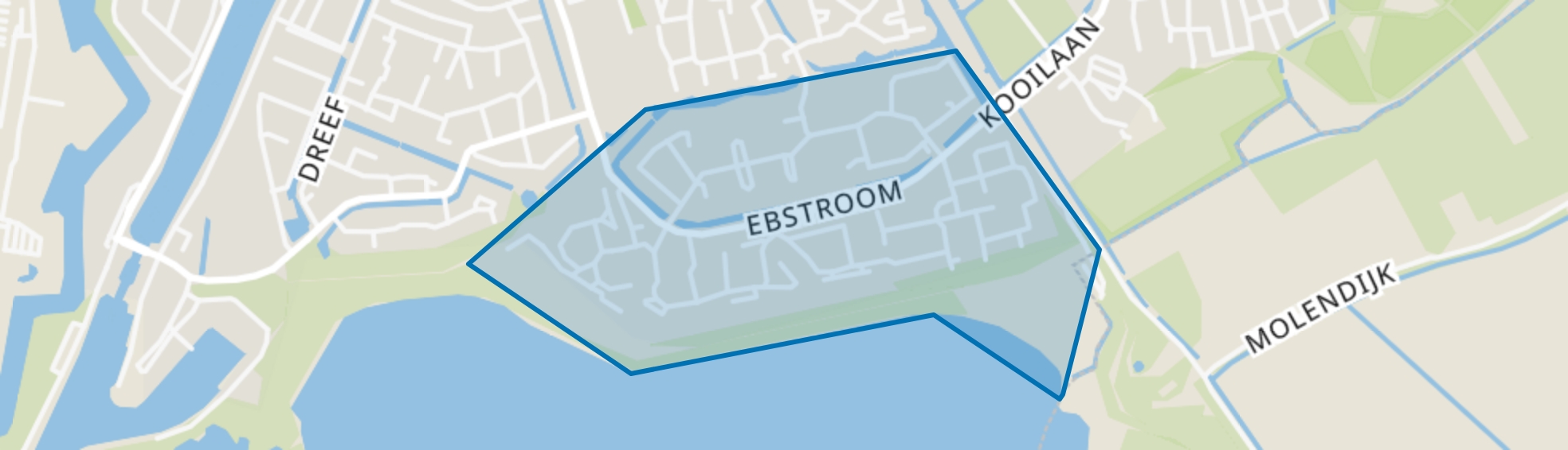 Gorsingen Hoeck, Hellevoetsluis map