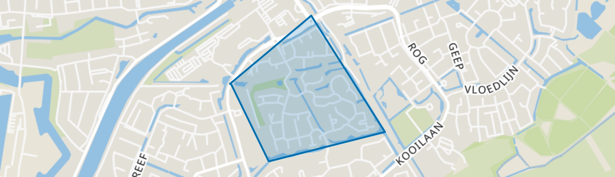 Hooghen Hoeck, Hellevoetsluis map