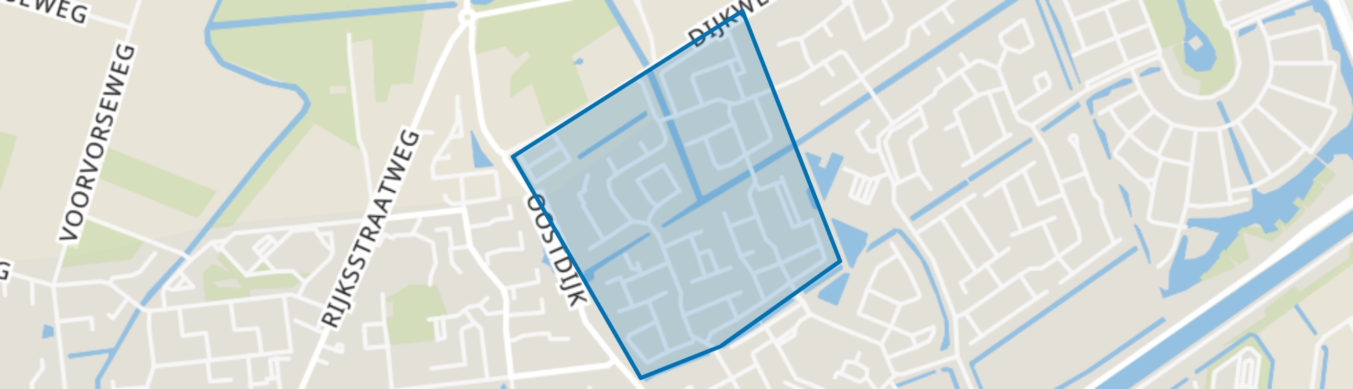Kruis Hoeffe, Hellevoetsluis map