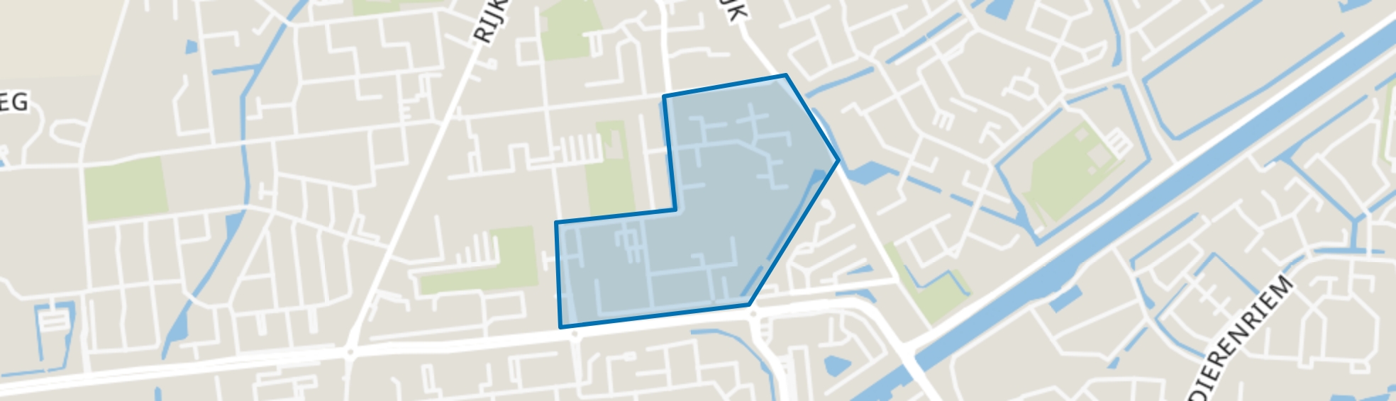 Kulck-Zuid, Hellevoetsluis map