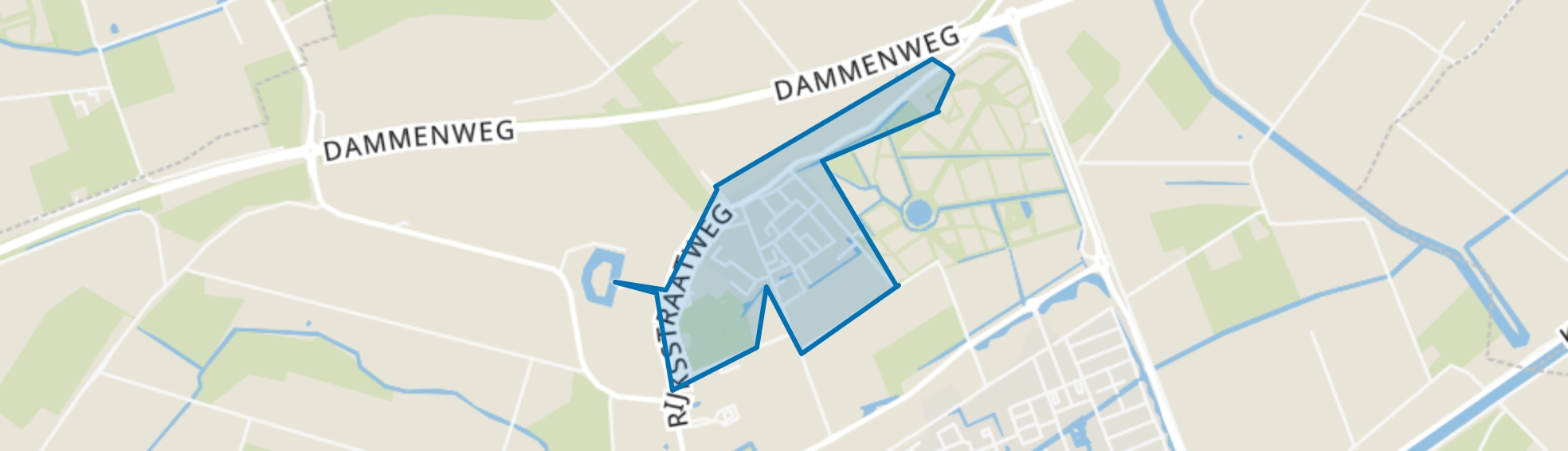 Nieuwenhoorn, Hellevoetsluis map