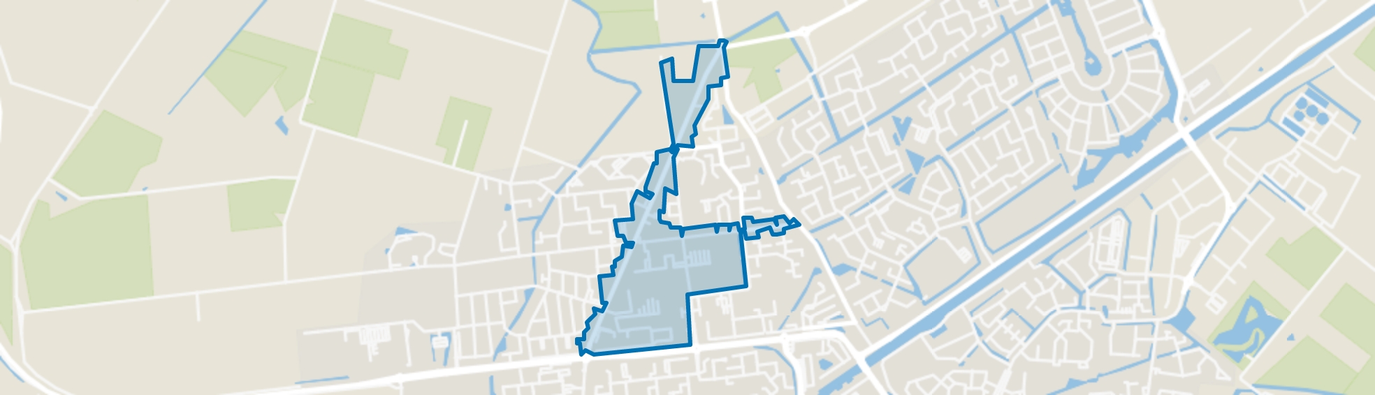 Rijksstraatweg en omgeving, Hellevoetsluis map