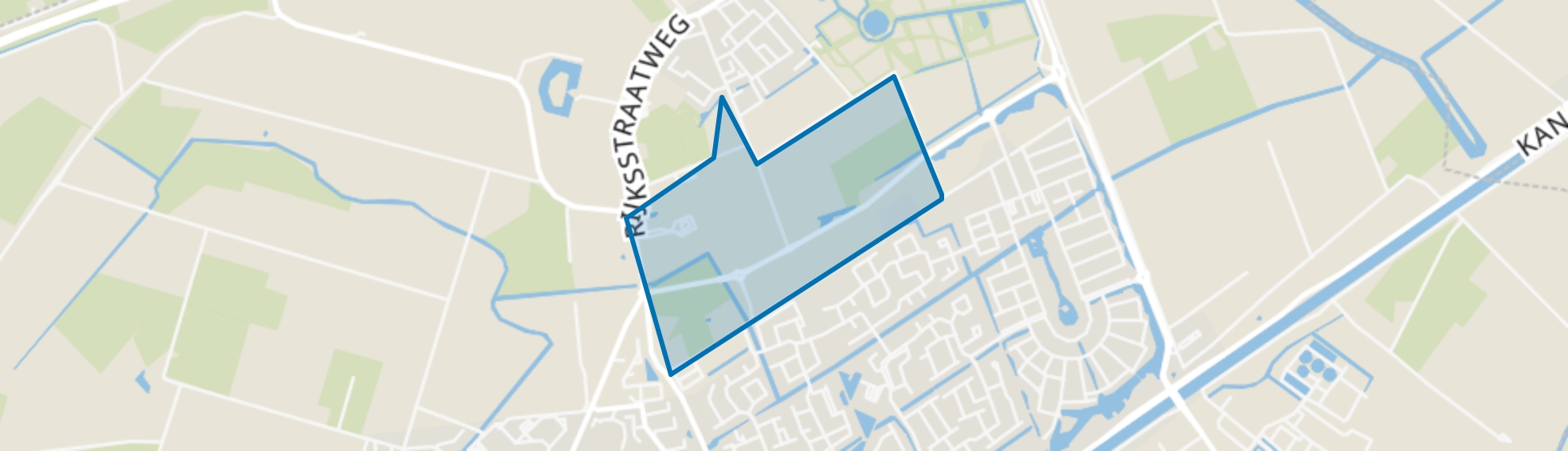 't Lange Land, Hellevoetsluis map