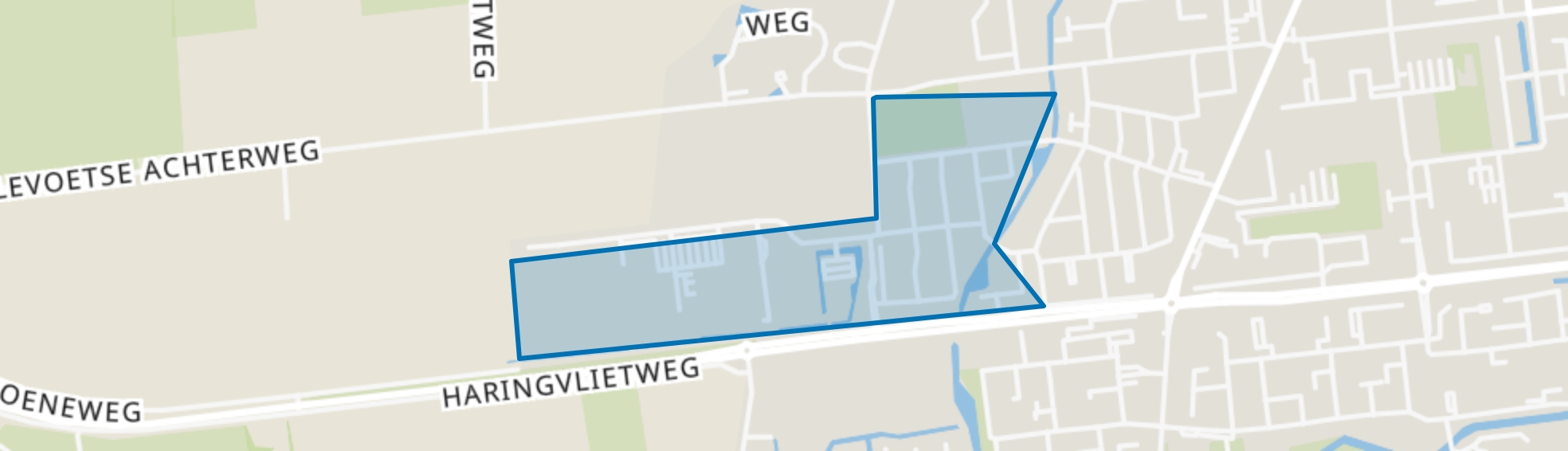Vogelbuurt, Hellevoetsluis map