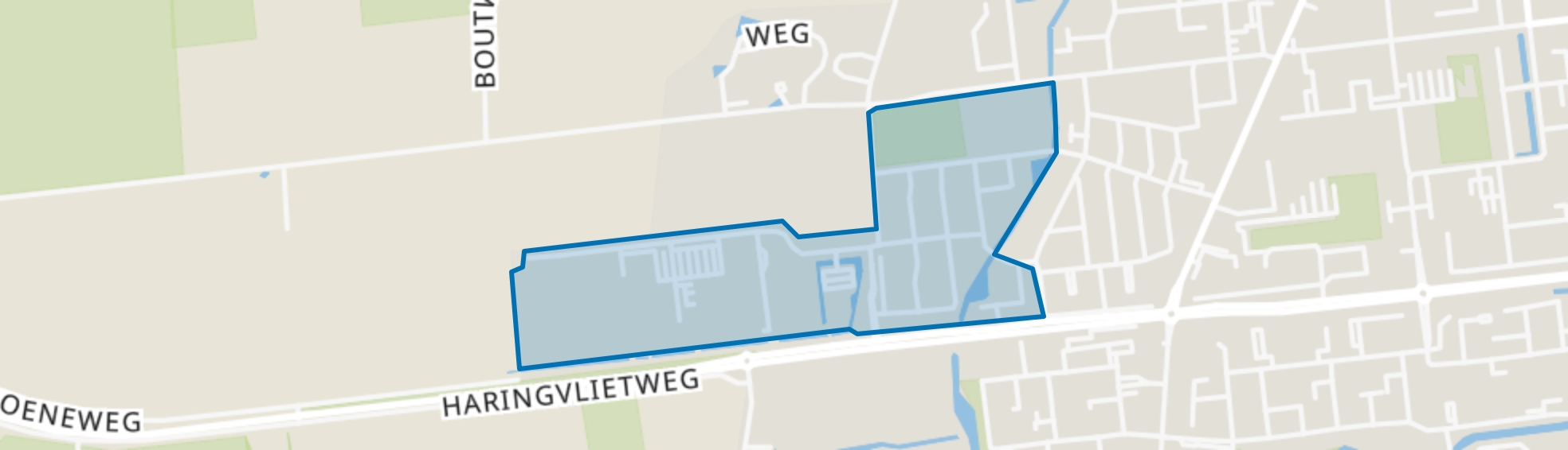 Vogelbuurt, Hellevoetsluis map