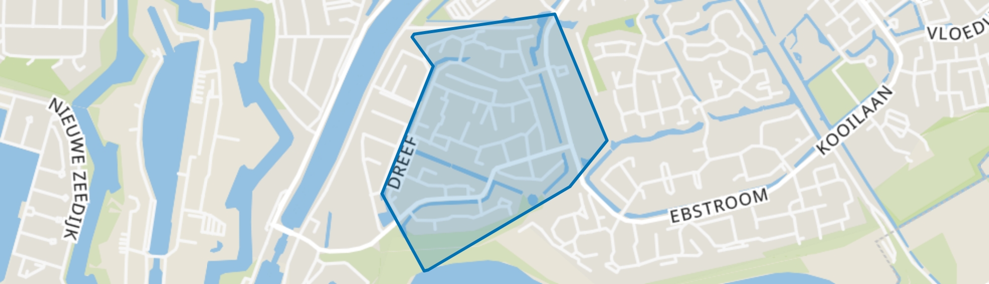 Wittens Hoeck, Hellevoetsluis map
