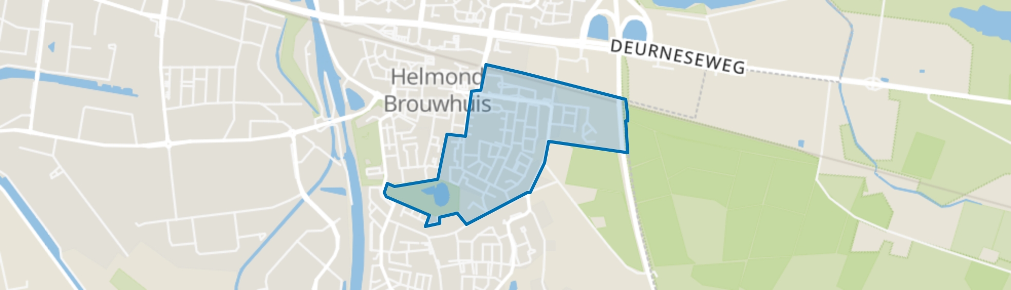 Brouwhuis-Oost, Helmond map