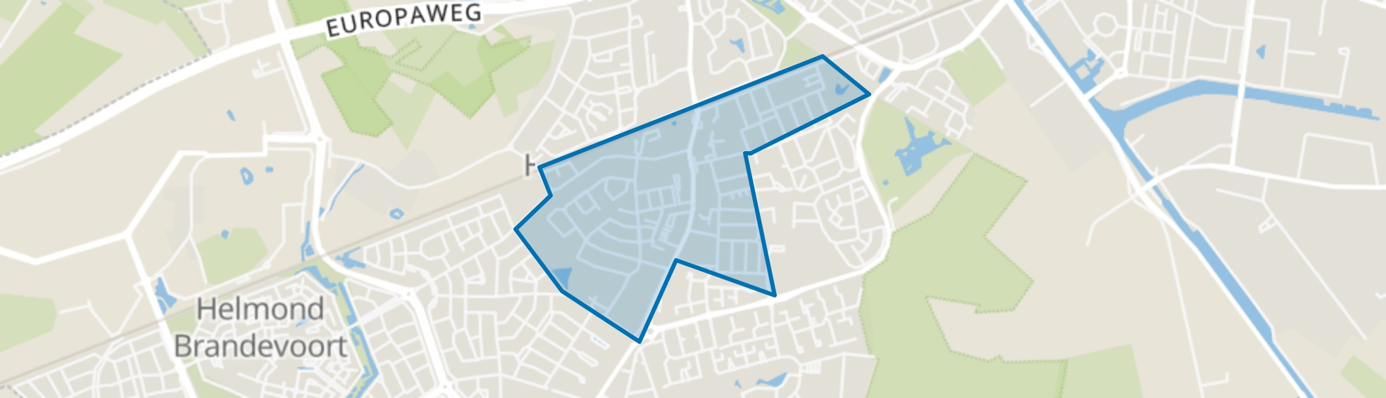 't Hout-Centrum, Helmond map