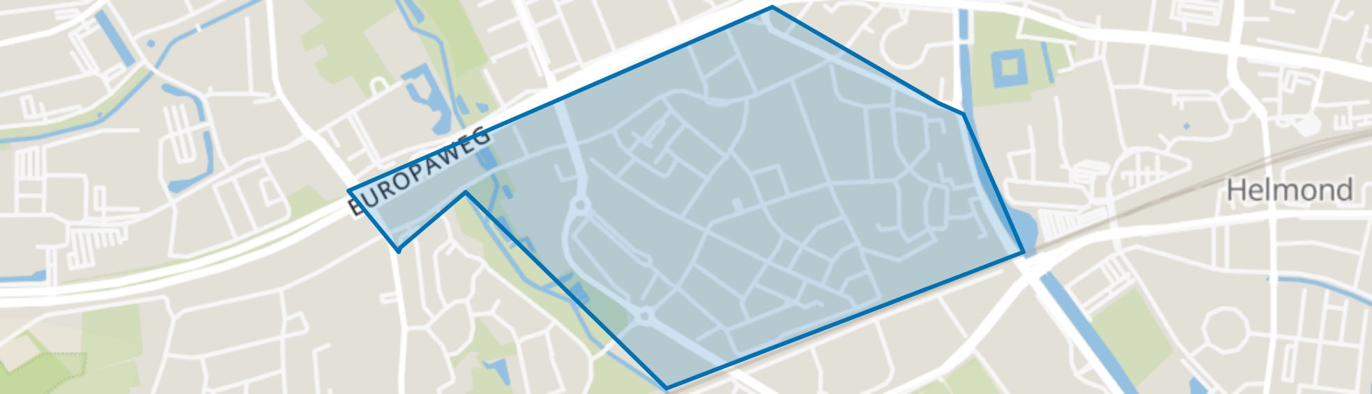 West, Helmond map