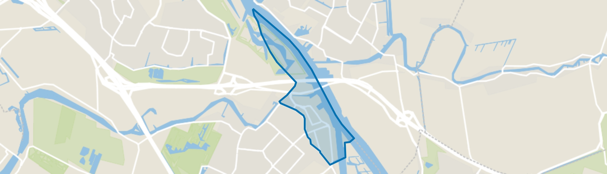 Antoniapolder, Hendrik-Ido-Ambacht map