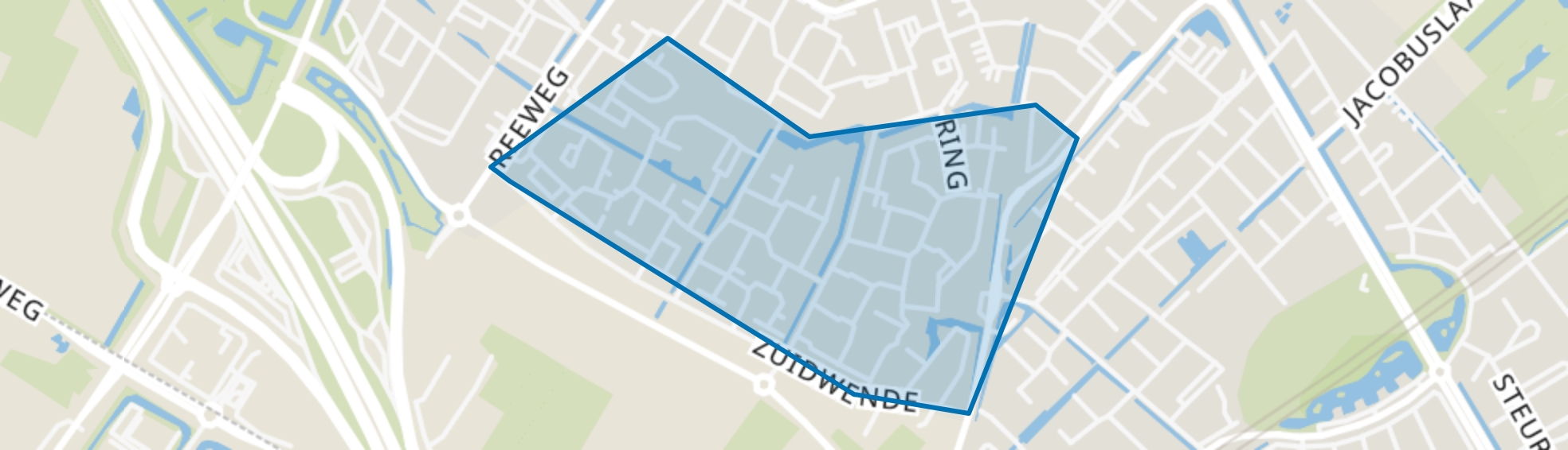Krommeweg-Zuid, Hendrik-Ido-Ambacht map