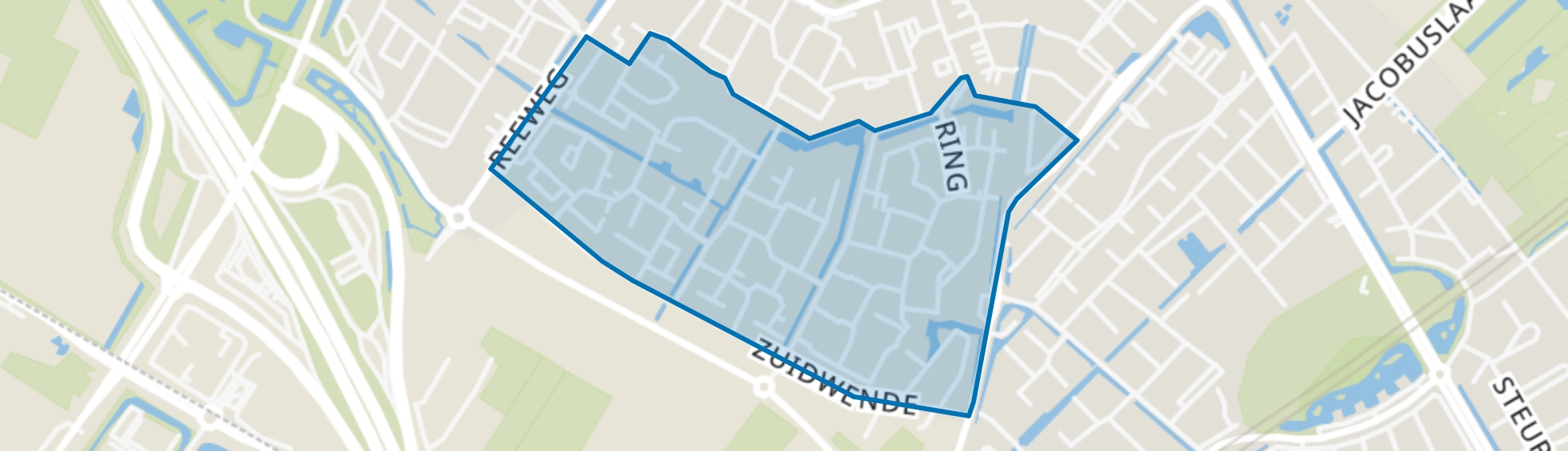 Krommeweg-Zuid, Hendrik-Ido-Ambacht map