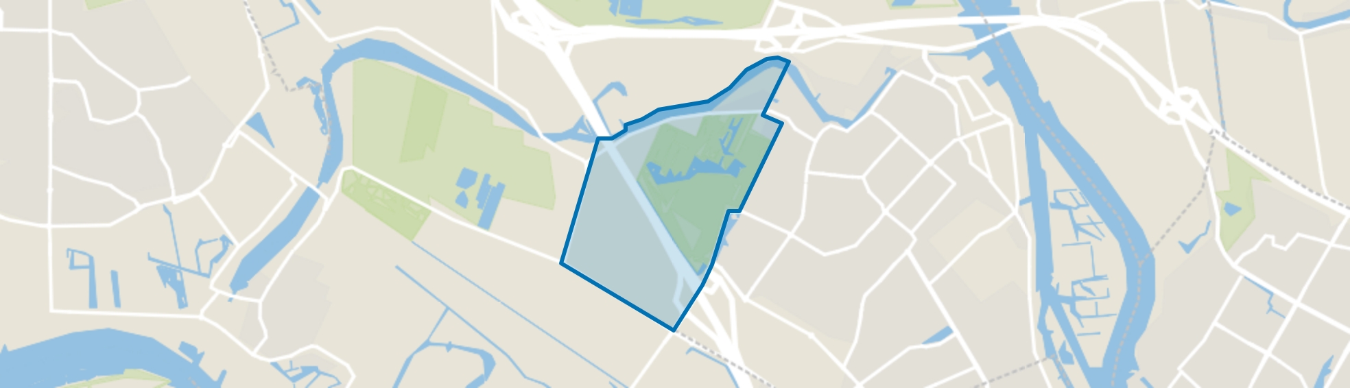 Sandelingen-Ambacht, Hendrik-Ido-Ambacht map