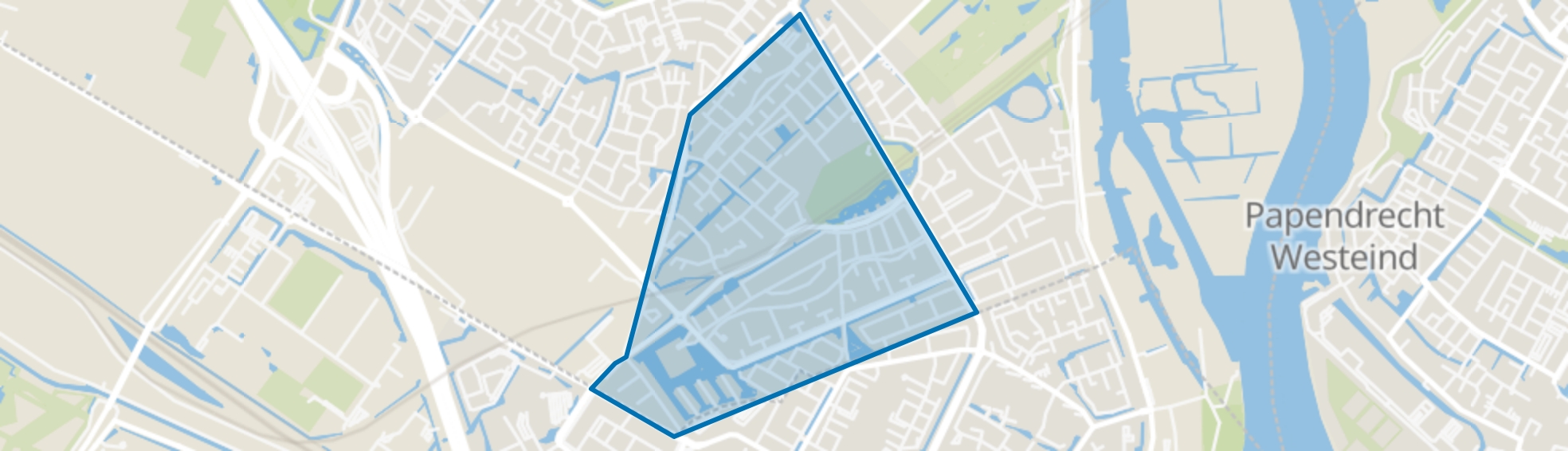 Volgerlanden-West, Hendrik-Ido-Ambacht map
