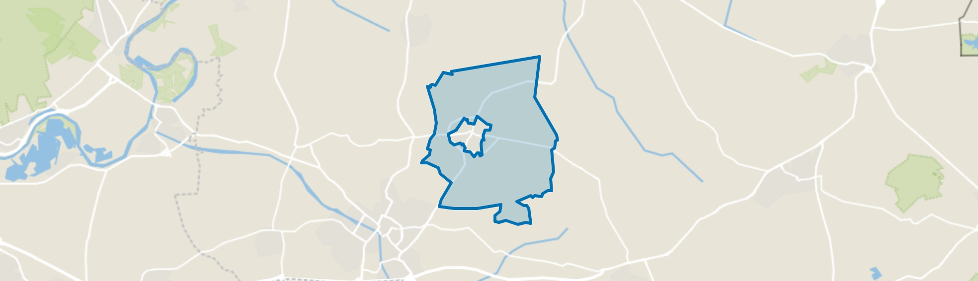 Verspreide huizen Zelhem, Hengelo (GE) map
