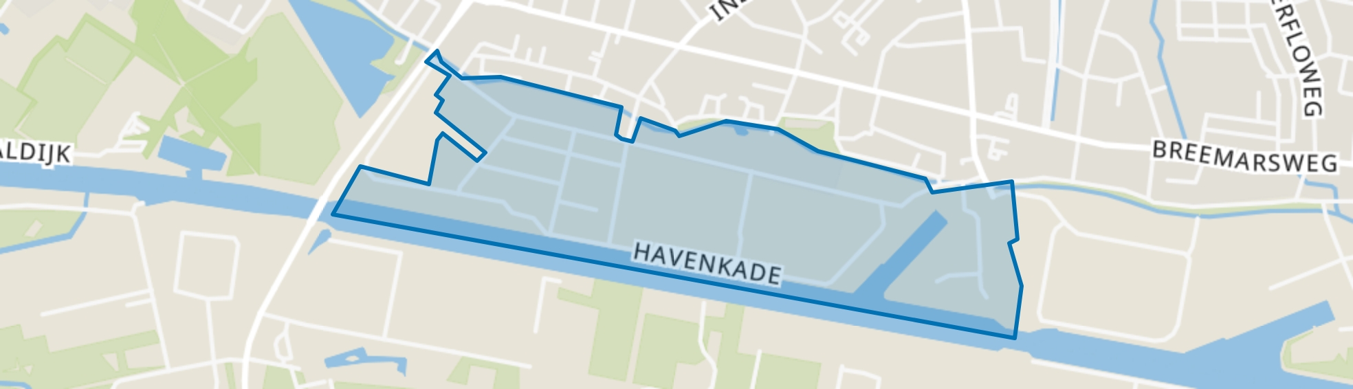 Bedrijventerrein Twentekanaal-Noord I, Hengelo (OV) map