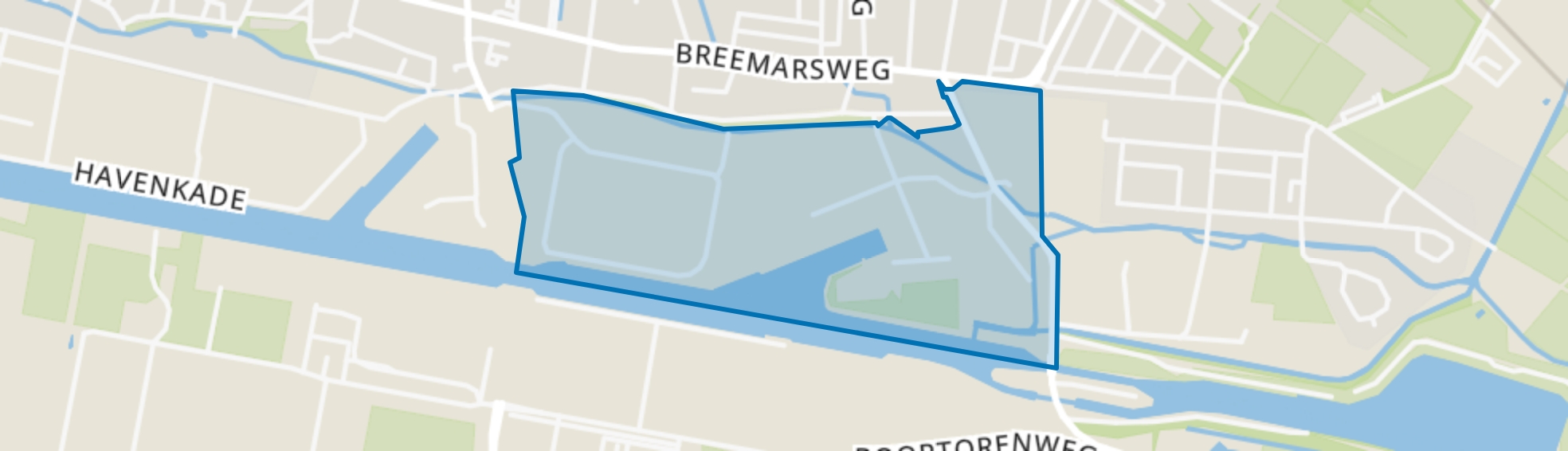 Bedrijventerrein Twentekanaal-Noord II, Hengelo (OV) map