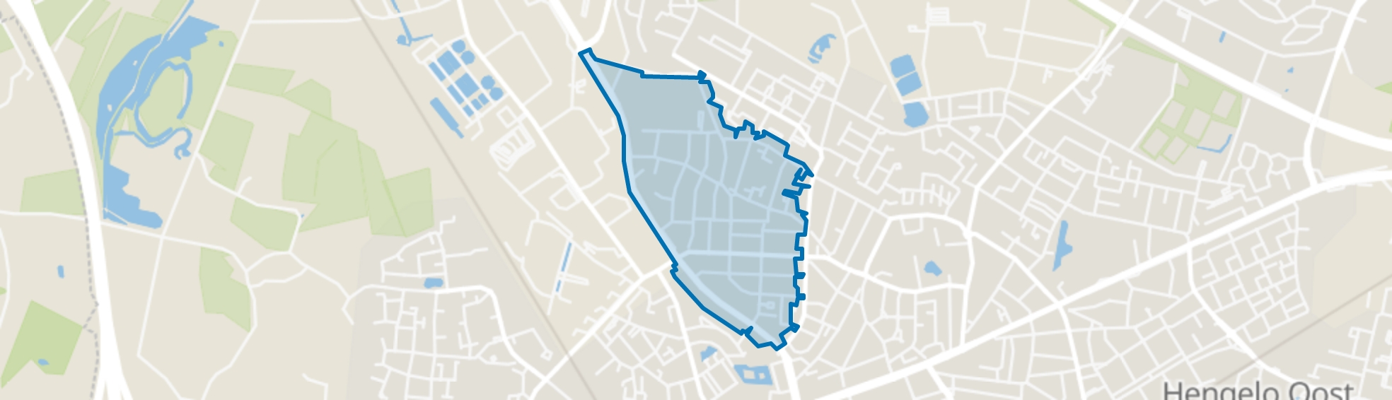 't Wilbert, Hengelo (OV) map