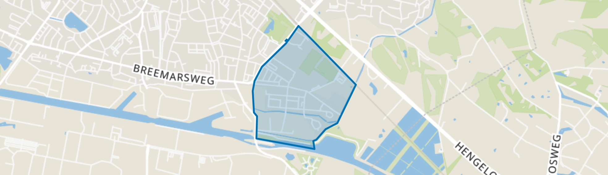 Veldwijk-Zuid, Hengelo (OV) map