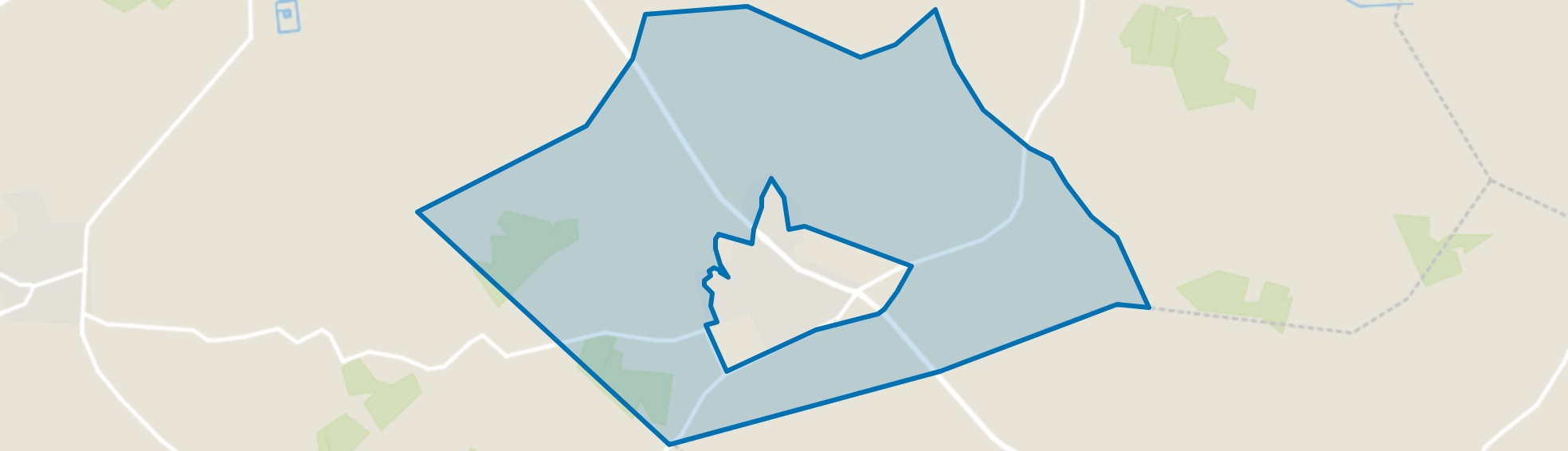 Verspreide huizen Hengevelde, Hengevelde map