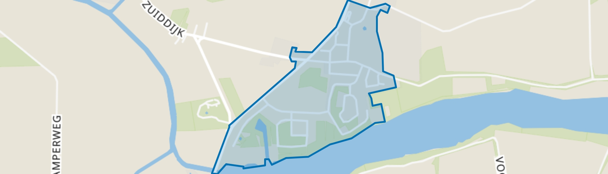 Kern Hengstdijk, Hengstdijk map