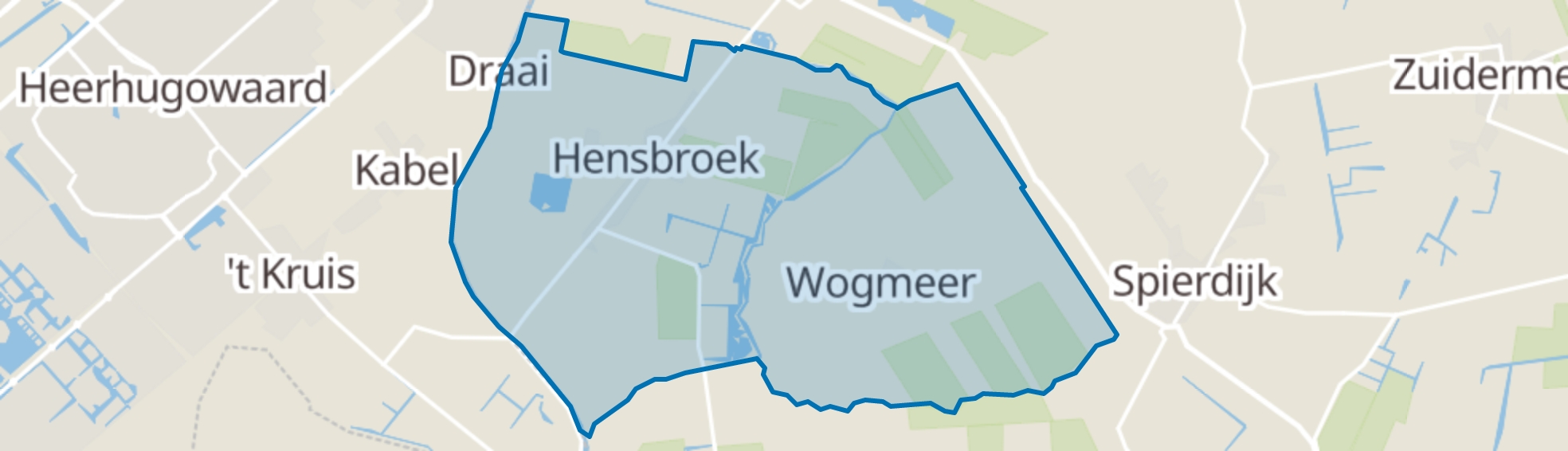 Hensbroek map